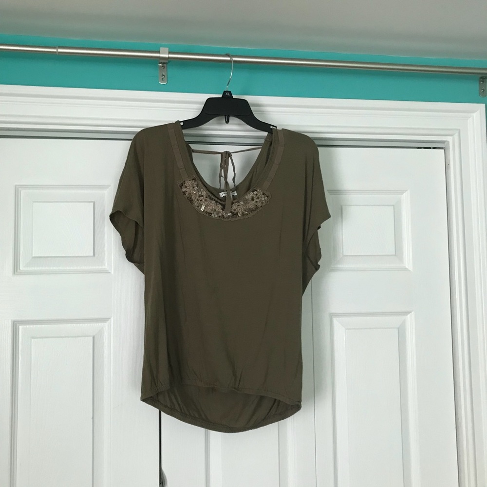 Brown shirt